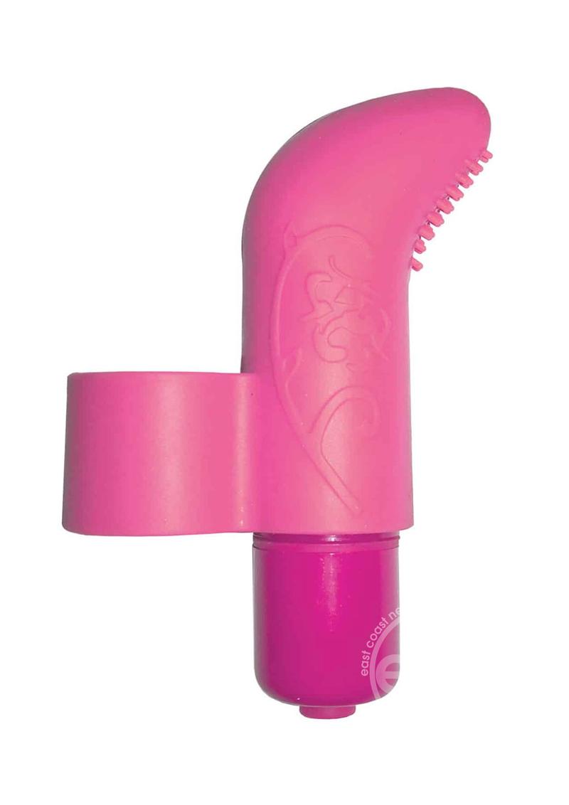 The 9's - S-Finger Silicone G-Spot Vibrator - Pink