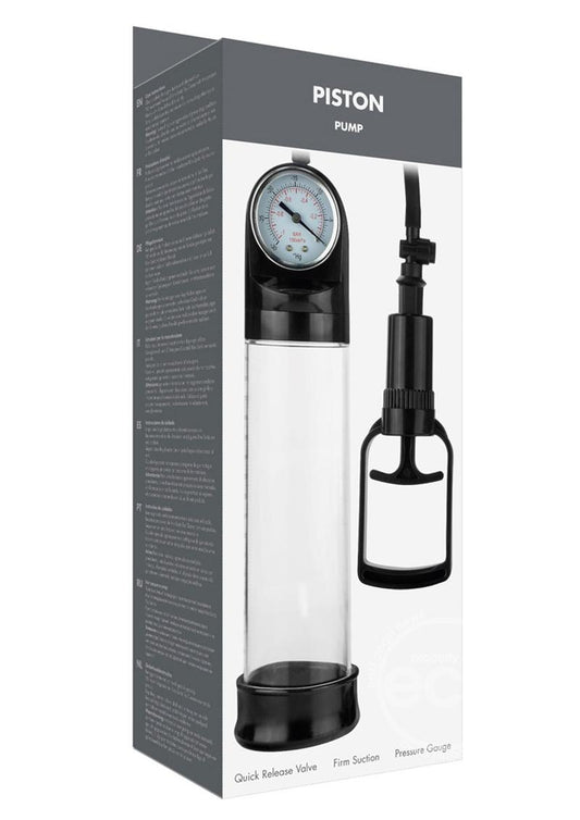 ME YOU US Piston Penis Pump - Clear/Black