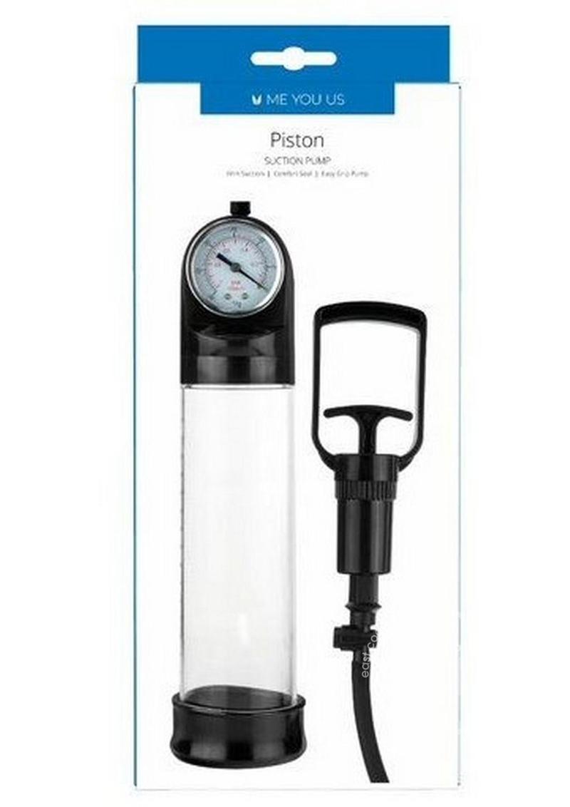 ME YOU US Piston Penis Pump - Clear/Black