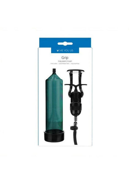 ME YOU US Linx Grip Pump Penis Pump - Green/Black