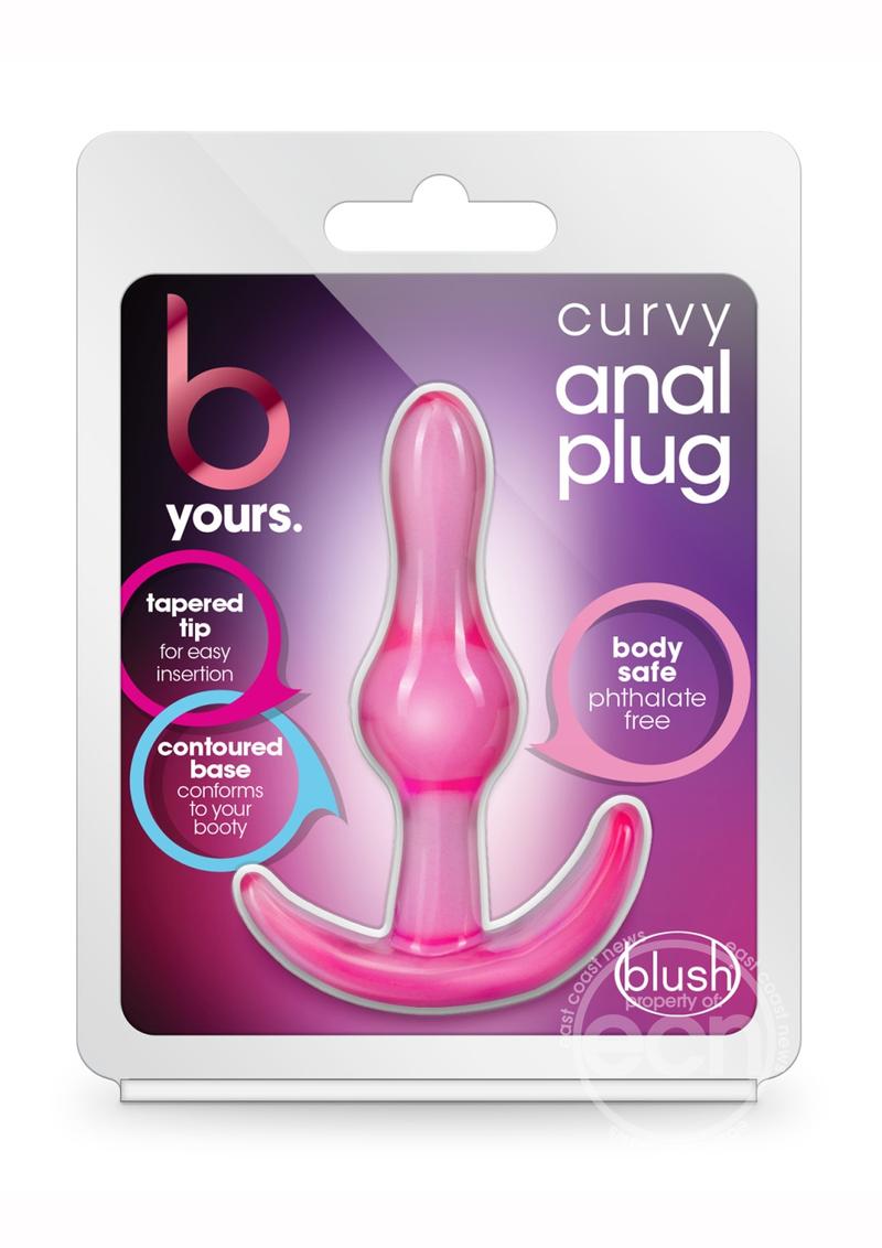 B Yours Curvy Butt Plug - Pink