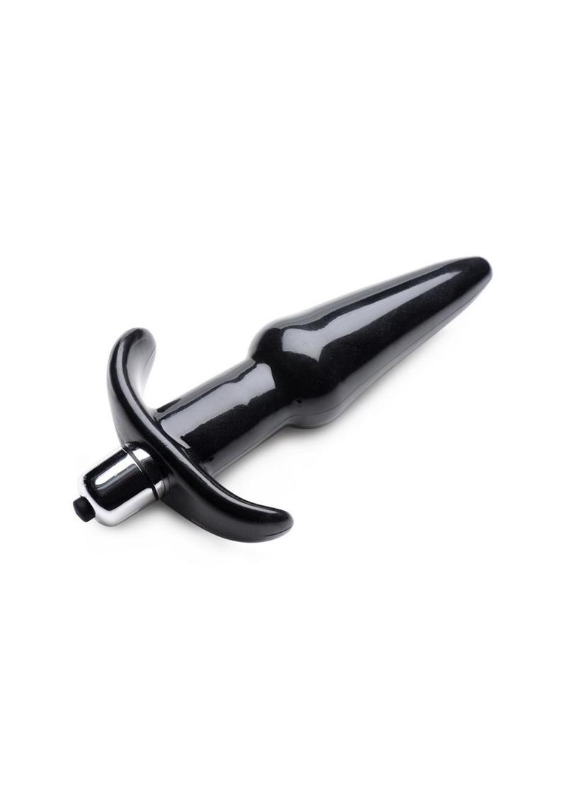 Frisky Thrilling Noir Smooth Anal Plug - Black