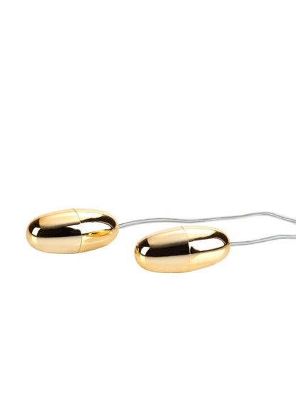 Pocket Exotics Vibrating Double Gold Bullets - Gold