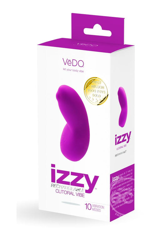 VeDO Izzy Rechargeable Silicone Clitoral Vibrator - Vixen Violet