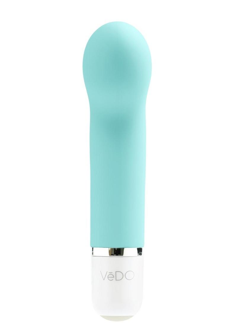 VeDO Gee Plus Rechargeable Silicone Bullet Vibrator - Tease Me Turquoise