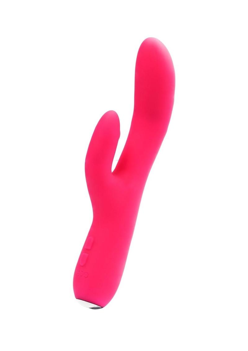 VeDO Rockie Rechargeable Silicone Dual Vibrator - Foxy Pink