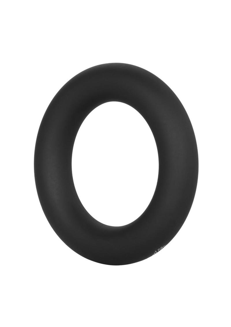 Link Up Ultra-Soft Verge Silicone Cock Ring - Black