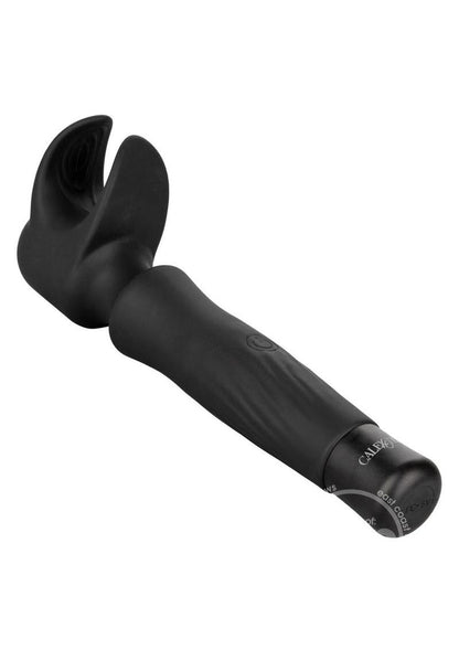 Optimum Power Masturwand Vibrating Stroker Rechargeable Masturbator - Black