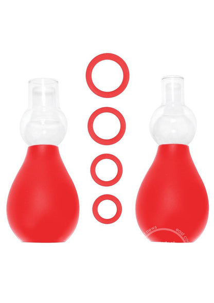 Ouch! Nipple Erector Pump Set - Red