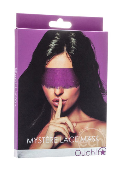 Ouch! Mystere Lace Mask - Purple