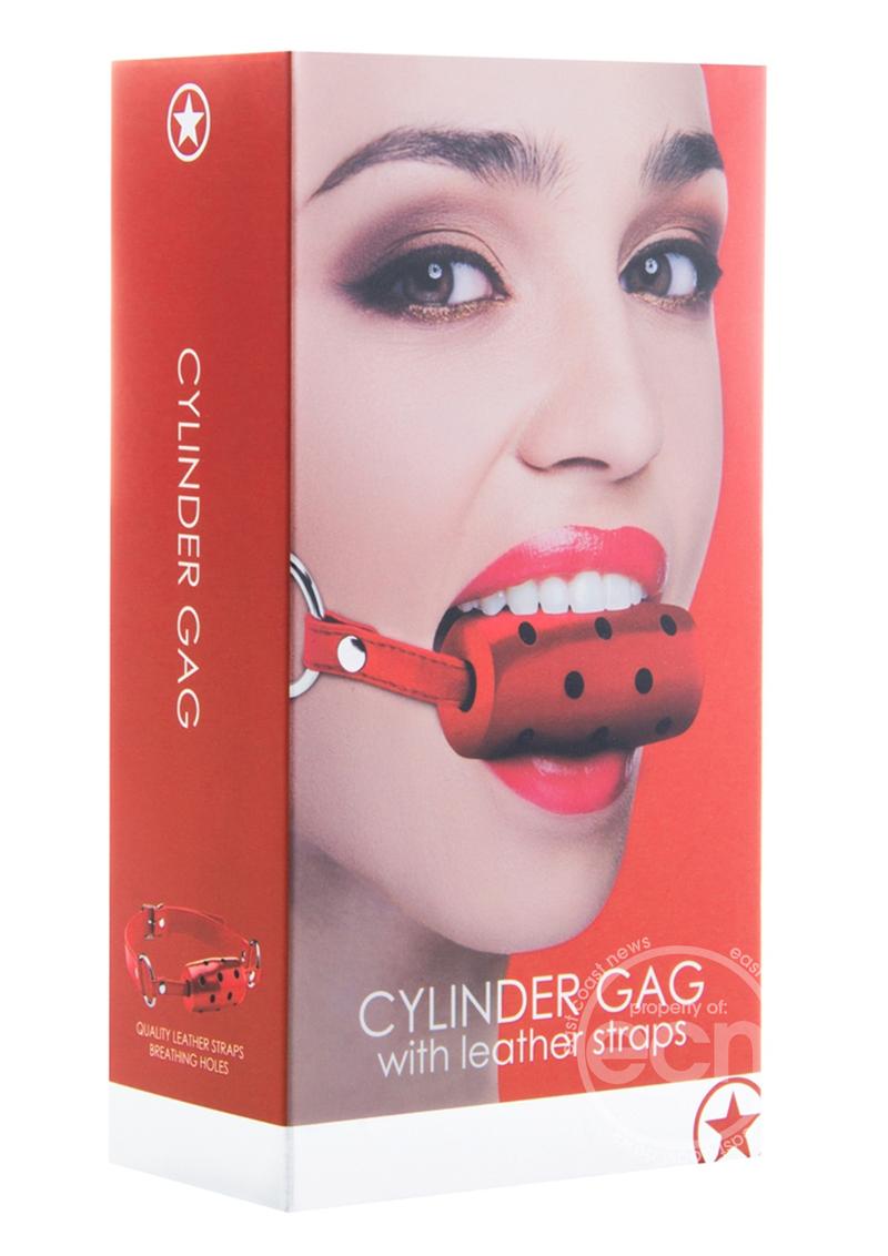 Ouch! Cylinder Gag - Red