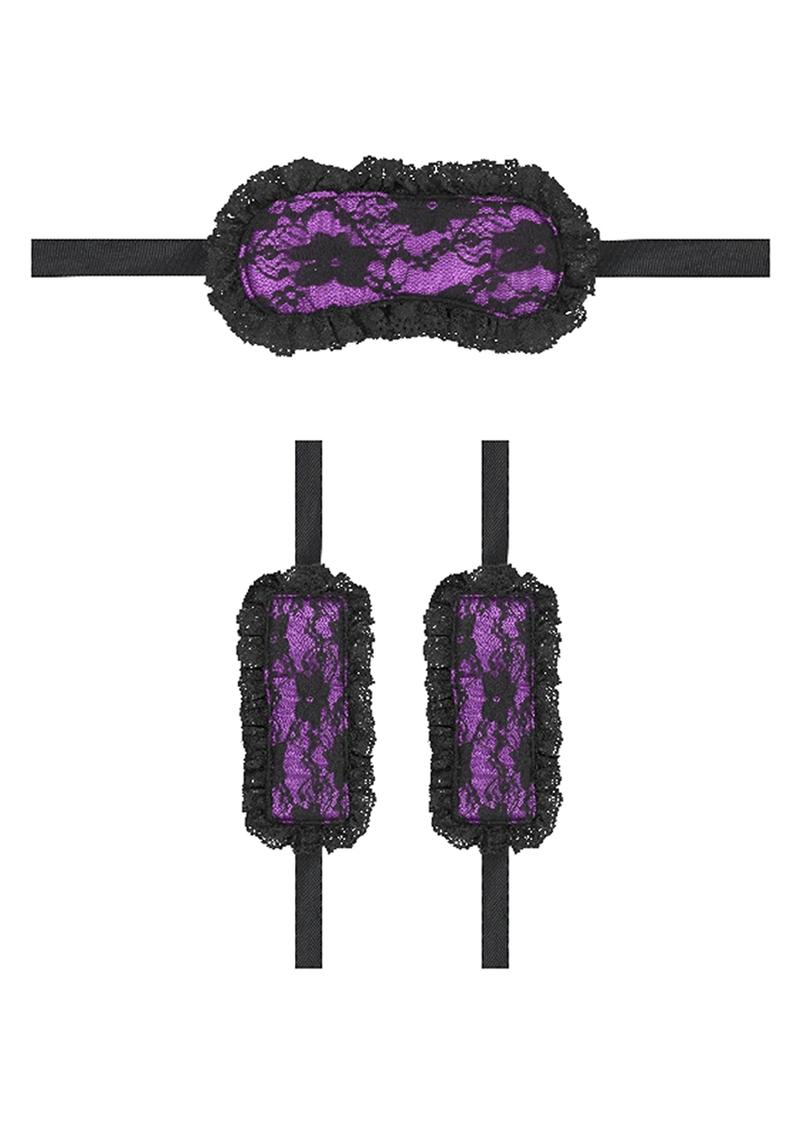 Ouch! Kits Introductory Bondage Kit #7 (2 piece kit) - Purple