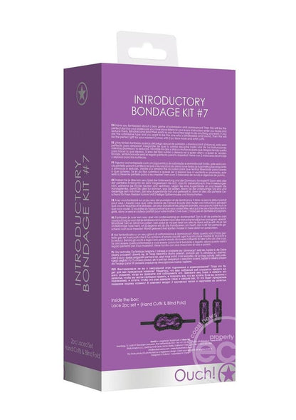 Ouch! Kits Introductory Bondage Kit #7 (2 piece kit) - Purple