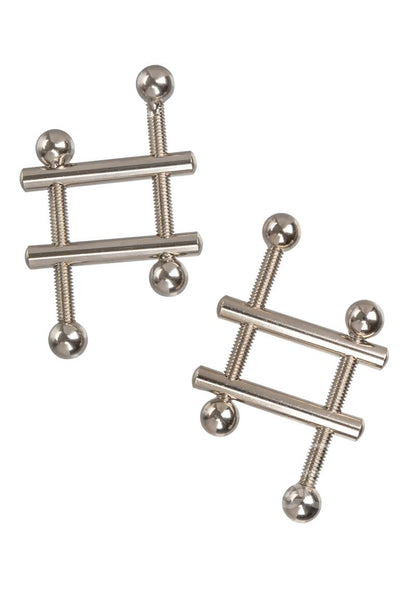 Nipple Grips Crossbar Nipple Vices - Silver