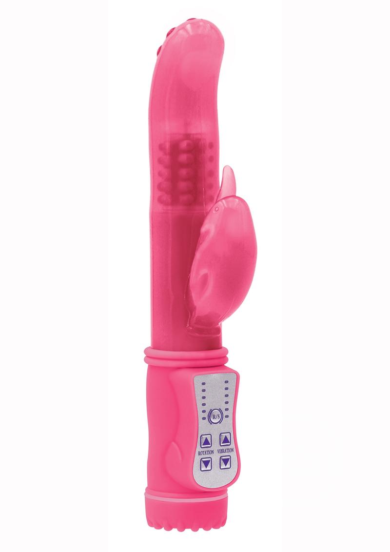 Firefly Jessica Glow In The Dark Thrusting & Rotating Rabbit - Pink