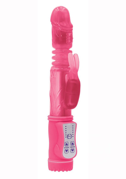 Firefly Thumper Glow In The Dark Thrusting & Rotating Rabbit - Pink