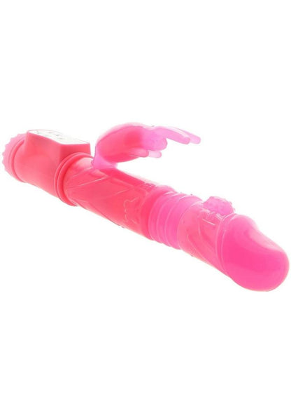 Firefly Thumper Glow In The Dark Thrusting & Rotating Rabbit - Pink