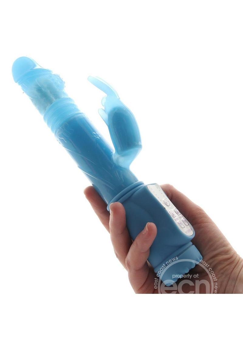 Firefly Thumper Glow In The Dark Thrusting & Rotating Rabbit - Blue