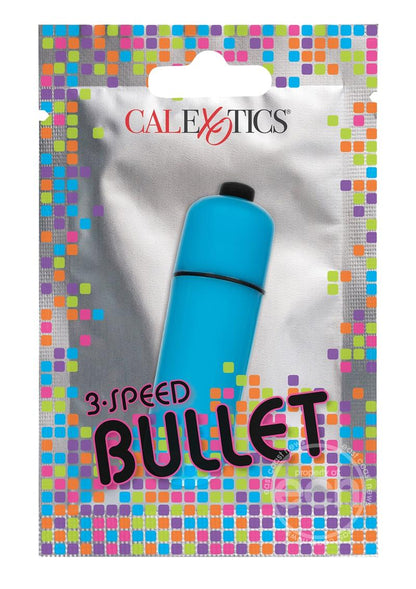 Foil Pack 3-Speed Bullet Vibrator - Blue