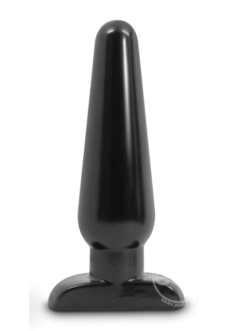 Anal Adventures Basic Anal Plug - Large - Black