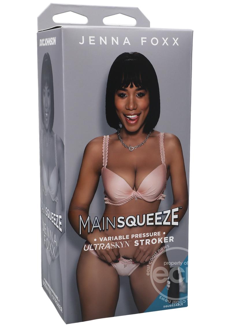 Main Squeeze Jenna Foxx Ultraskyn Masturbator - Pussy - Chocolate