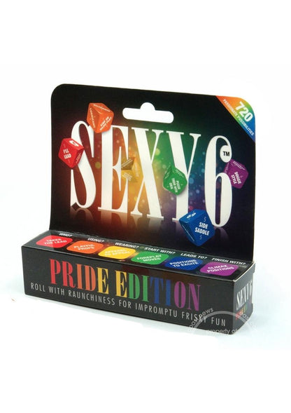 Sexy 6 Pride Edition Couples Dice Game