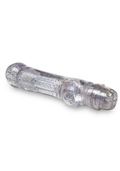 Naturally Yours Can-Can Vibrating Dildo 7in - Clear