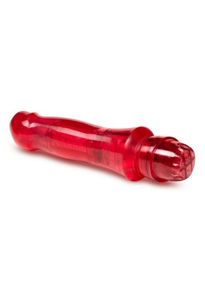 Naturally Yours Salsa Vibrating Dildo 6.75in - Red