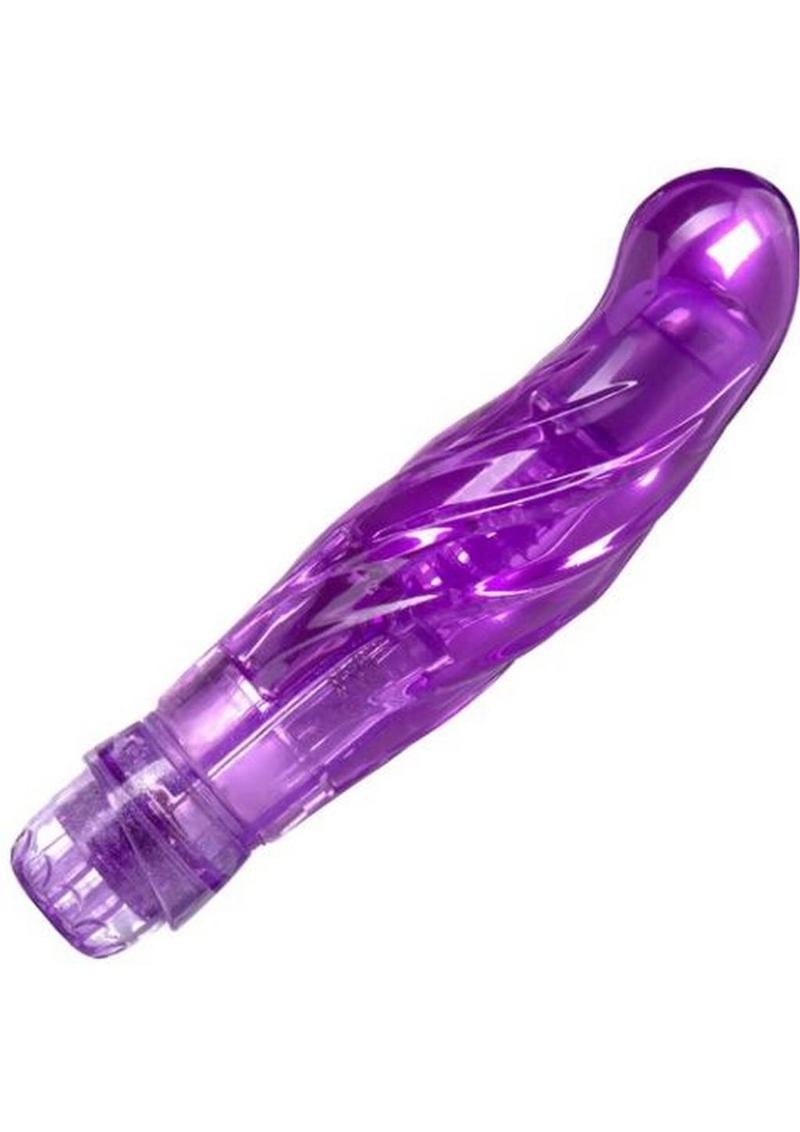 Naturally Yours Bachata Vibrating Dildo 6.5in - Purple