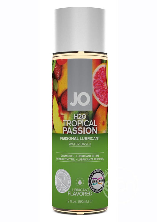 JO H2O Water Based Flavored Lubricant Tropical Passion 2oz