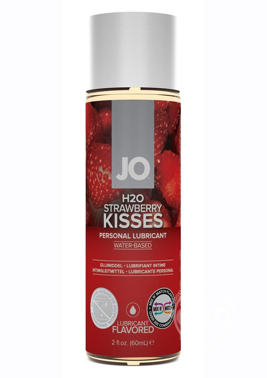 JO H2O Water Based Flavored Lubricant Strawberry Kisses 2oz