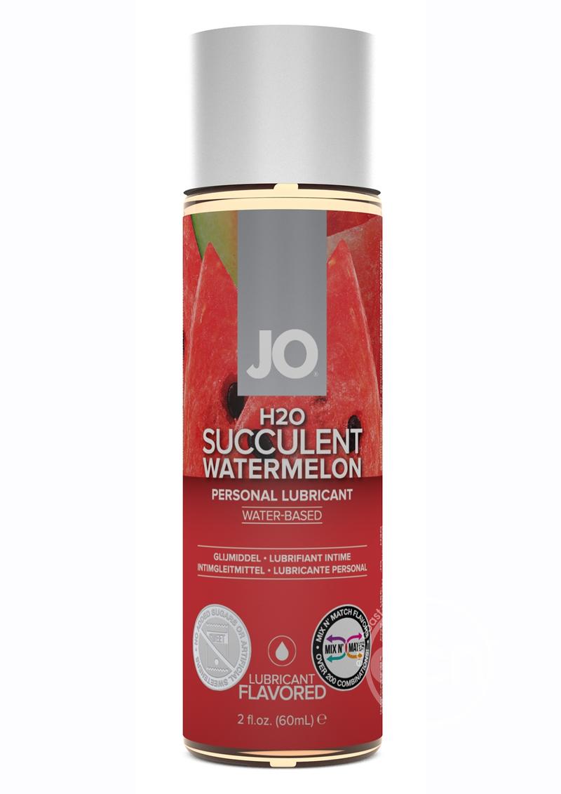 JO H2O Water Based Flavored Lubricant Succulent Watermelon 2oz