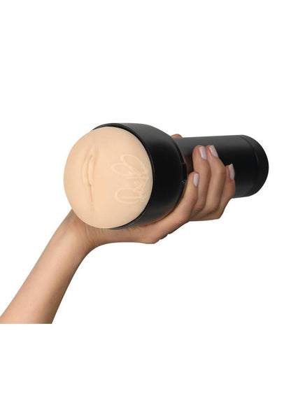 Kiiroo Feel Rae Lil Black Stroker Interactive Masturbator - Pussy - Black/Vanilla