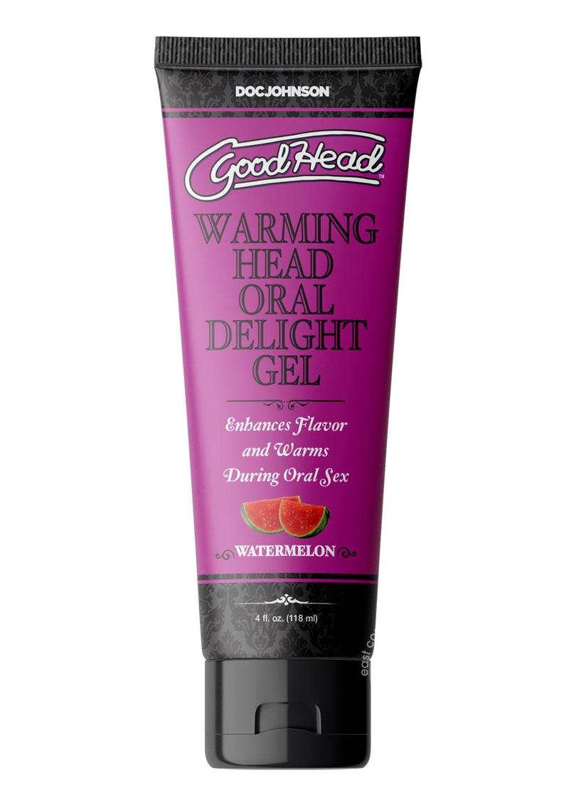 GoodHead Warming Head Oral Delight Gel Flavored Watermelon 4oz - Bulk