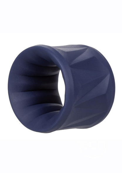 Viceroy Reverse Stamina Ring Silicone Cock Ring - Blue