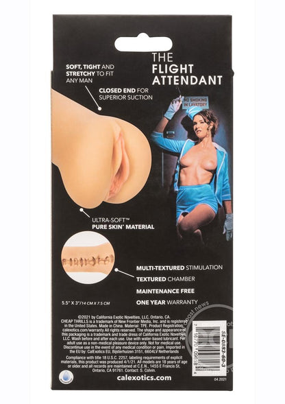 Cheap Thrills The Flight Attendant Stroker - Pussy - Vanilla