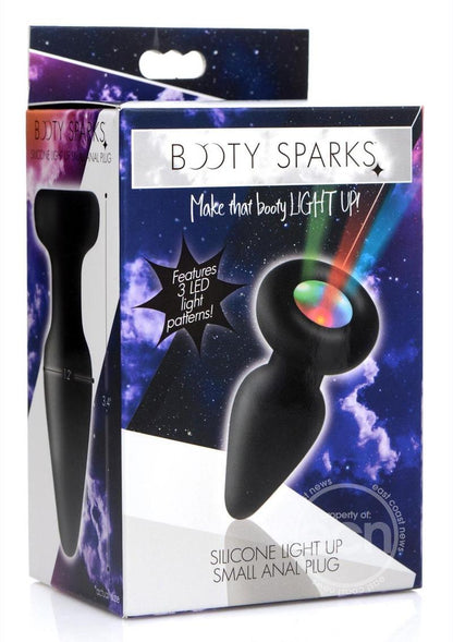 Booty Sparks Silicone Light-Up Anal Plug - Small