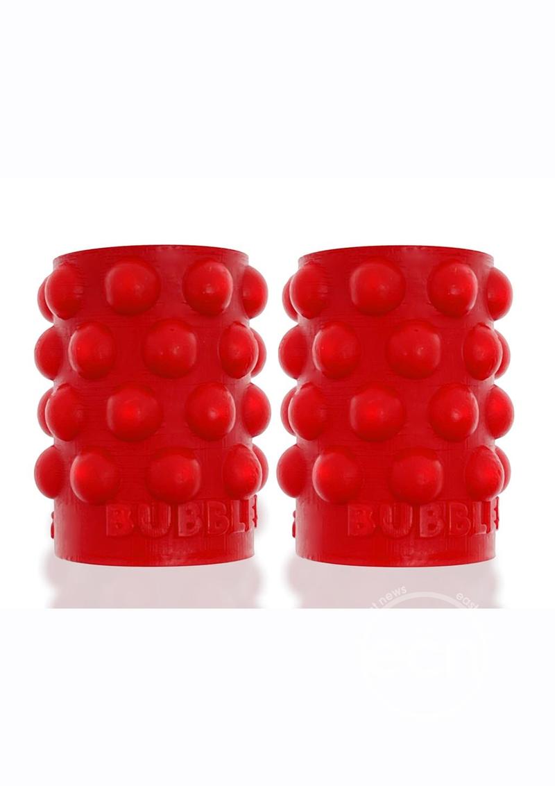 Bubbles Silicone Nipple Suckers - Red