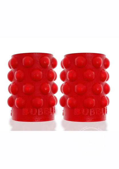 Bubbles Silicone Nipple Suckers - Red