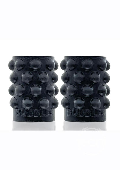 Bubbles Silicone Nipple Suckers - Black