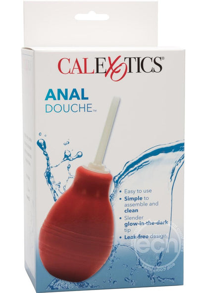 Anal Douche Glow in The Dark Tip - Red And Clear