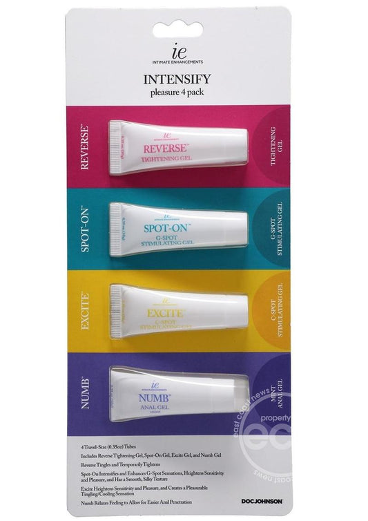 Intimate Enhancements INTENSIFY Pleasure Clitoral Stimulatation (4 pack)