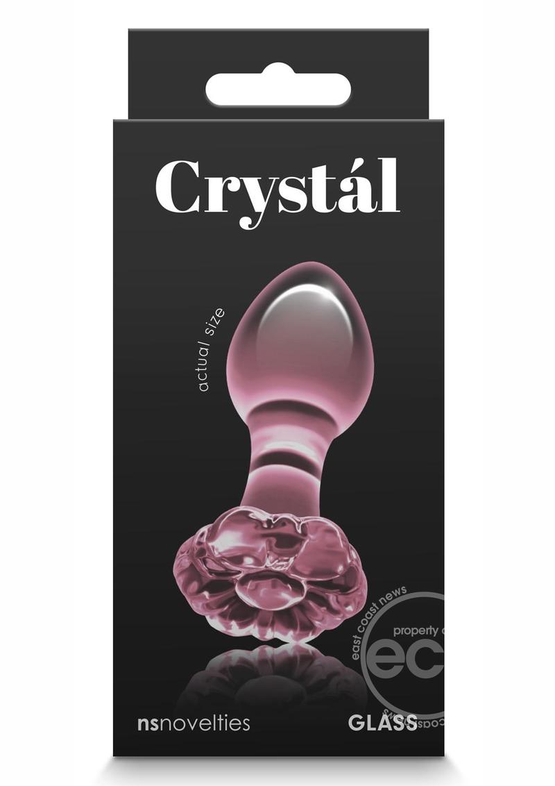 Crystal Premium Glass Flower Probe - Pink