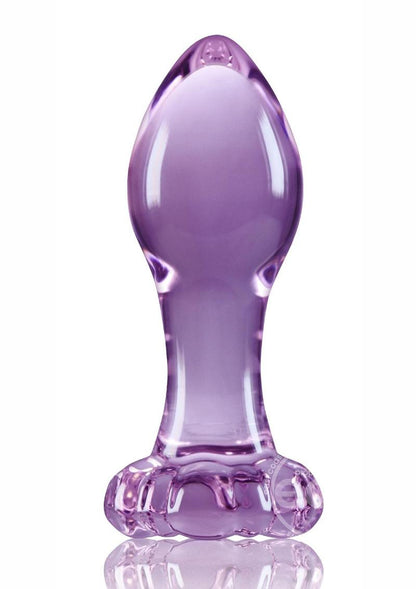 Crystal Premium Glass Flower Probe - Purple