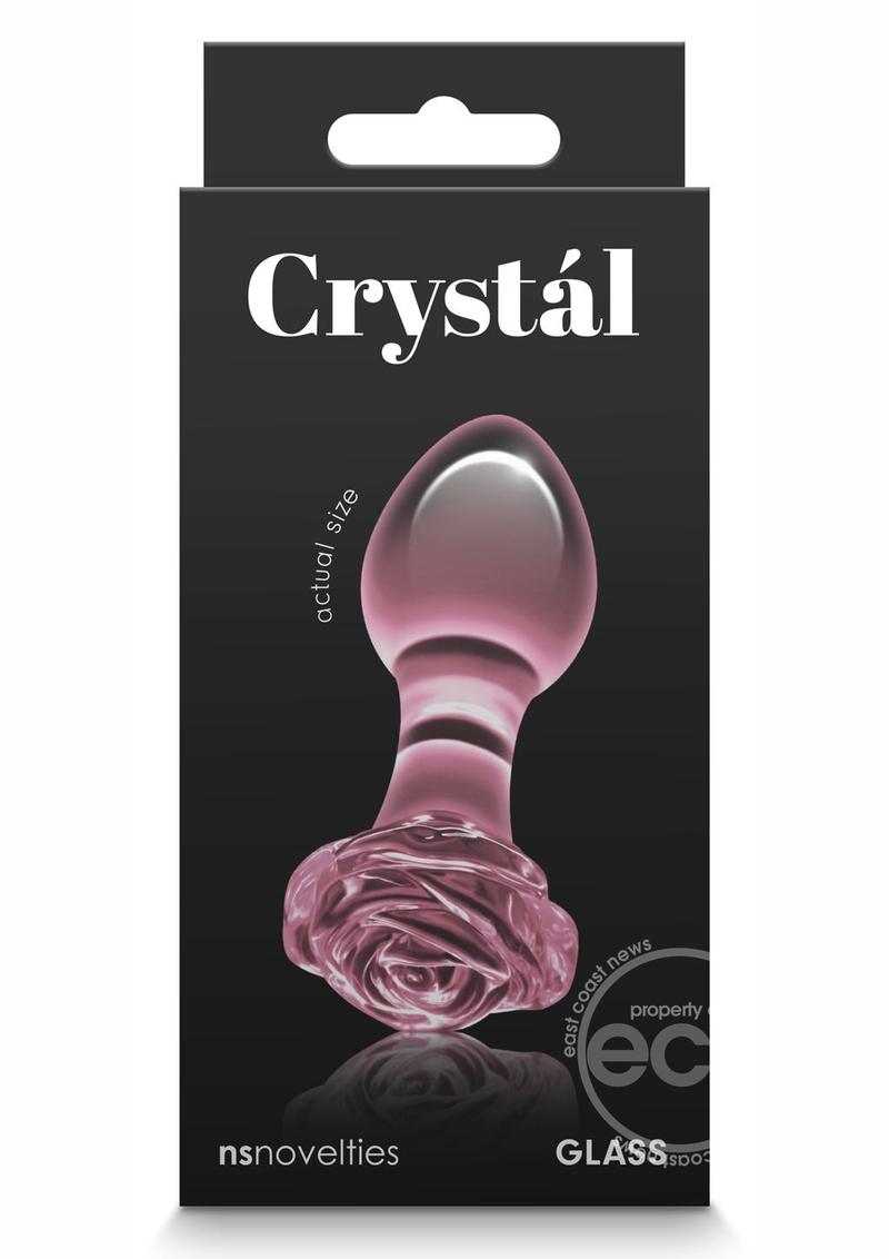 Crystal Premium Glass Rose Probe - Pink