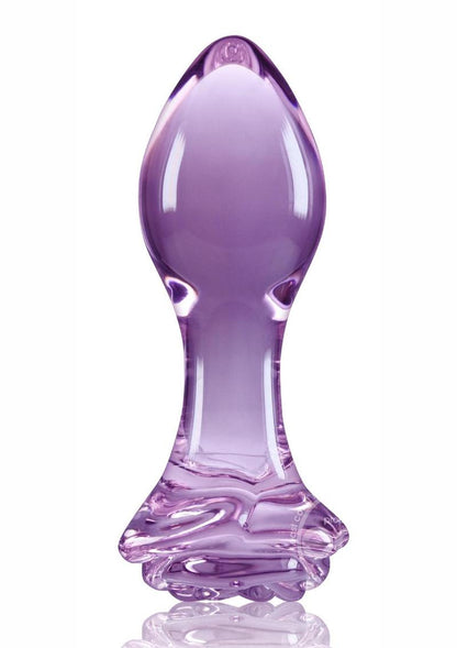 Crystal Premium Glass Rose Probe - Purple