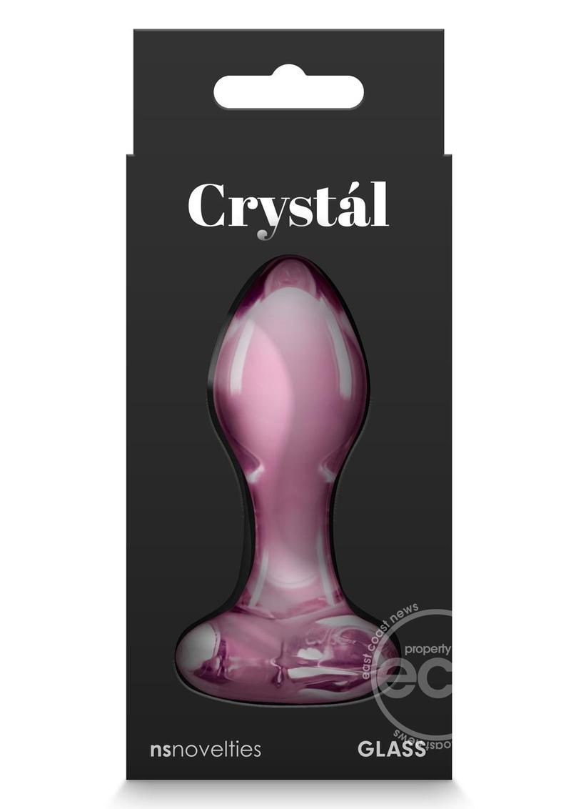 Crystal Premium Glass Heart Probe - Pink