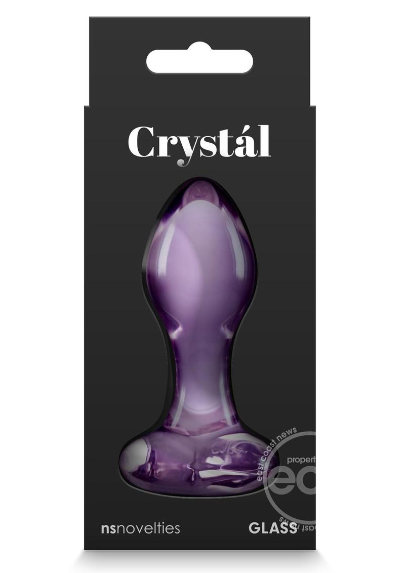 Crystal Premium Glass Heart Probe - Purple