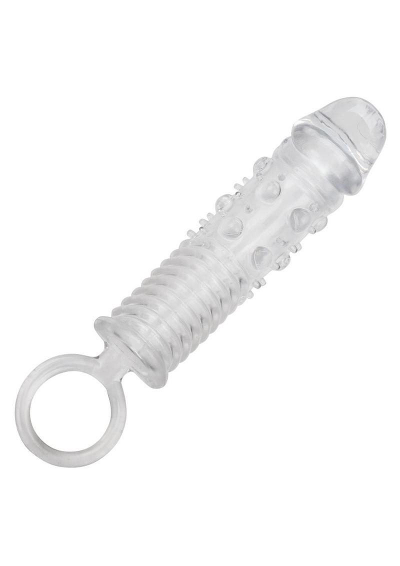 Textured Extension Set Penis Sleeves (3 piece) - Clear