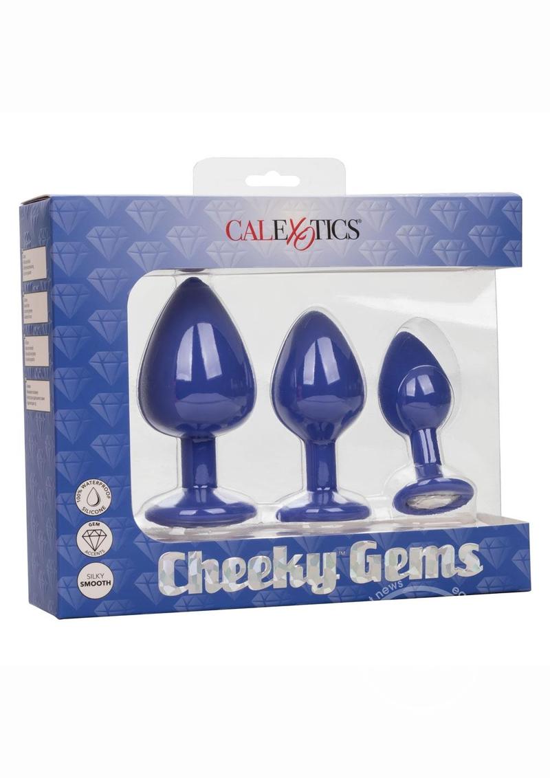 Cheeky Gems Silicone Anal Training Kit - Purple